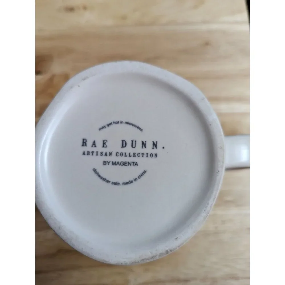 Rae Dunn Artisan Collection by Magenta‎ typewriter upside down handle 4 inch b&w